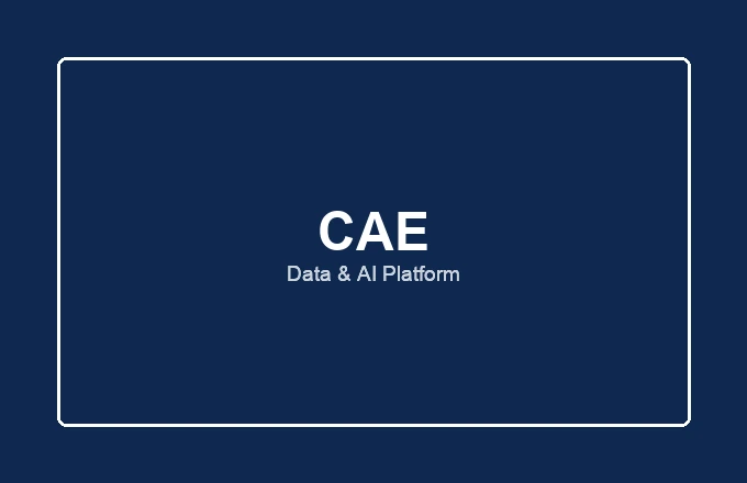 CAE — plateforme data et IA